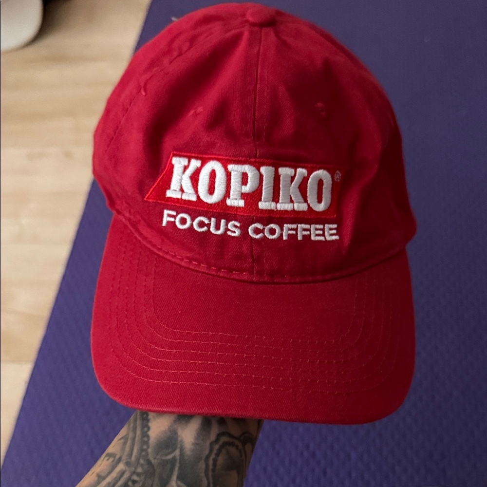 Kopiko Red Baseball Cap